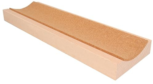 Gitarren- und Bass-Hals-Wiege, Kissen, Holz, langer Gitarrenhals-Präsentationsständer für Reparatur, Wartung und Reinigung