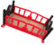 CHICAMPERA Doll Bed Möbel Für Puppenhaus Miniatur Puppenbett Rote Wiege Für Mädchen Spielzeug Für Rollenspiele Schlafzimmer Dekoration