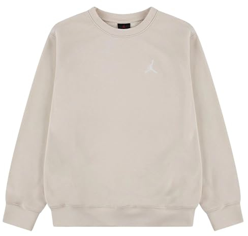 NIKE Jordan Mädchen Sweatshirt Rundhals MJ Brooklyn Beige
