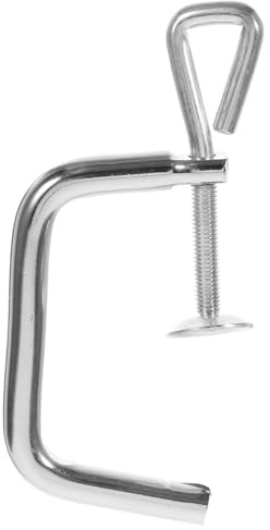 Pasta Maker Clip Replacement Manual Noodle Fixing Clamp Silver | Iron Alloy Construction, Secure Clamp Fit, Easy Installation for Pasta Machine, Practical Tool Part