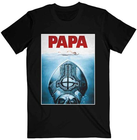 Rock Off officially licensed products Herren Ghost Papa Jaws T-Shirt (1er Pack)