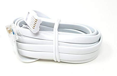 MainCore 3m BT to RJ12(RJ11) 6P6C 6 wire Phone Telephone Flat Cable Cord Lead