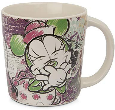 Egan Mug M&M Color Fun Elfenbein/lila, Steingut, Small