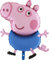 Toyland® 37-Zoll-Riesen-Jumbo-Größe Peppa Pig Zeichen -Peppa oder George-Folienballon - Kinder Party Ballons (George Pig)