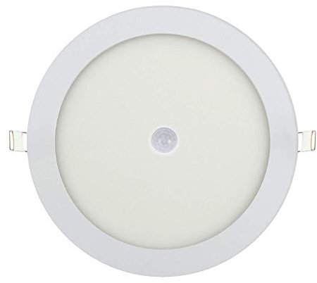 ENERGMiX LED-Panel-Leuchte, Deckenleuchte, Rund, Ø 240mm, Warmweiß, 24w, Bewegungsmelder