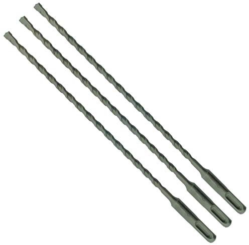 3 x SabreCut SDSC6_3 6mm x 260mm PGM Approved SDS Plus Drill Bits for Stone Concrete Brick