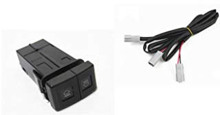FEILIDAPARTS Nebelscheinwerfer-Schalter und Kabel, kompatibel mit Mazda 323 626 Mpv Premacy Protege