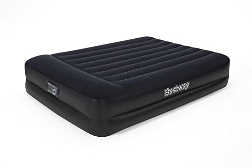 Bestway Tritech™ Luftbett, Aeroluxe, Schwarz, 203 x 152 x 46 cm, Double, mit integrierter Elektropumpe
