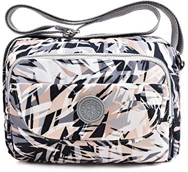 tuokener Petit Sac Bandouliere Femme Sac à Main Tissu Bandoulière Femmes Imperméable Saccoche Fille Pour Voyage (Multicolore)