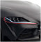 Devil Eye® Scheinwerferfolie rot Zierstreifen Dekor Dekorleiste Folie Flexibel für Scheinwerfer Kfz Auto Zubehör Selbstklebend KX004 (Kompatibel mit Toyota Supra ab 2019)