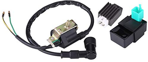 Qiilu Cdi 5 Pin Bobina Mini Quad Boitier Cdi Adatto per Adatto per Adatto per Dirt 125 Boitier Cdi Adatto per Adatto per Adatto per Dirt 125 Bobina di Accensione Cdi Box Raddrizzatore Regolatore P