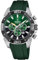Montre FESTINA pour Homme F20544/3 Chrono Bike Boîtier en Acier Inoxydable Gris Bracelet en Plastique Vert