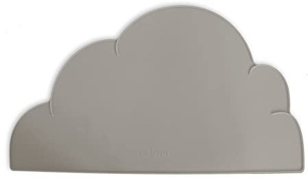 ohlivia | Bente Tischset/Tischunterlage - Wolke - Einfarbig | Cool Gray