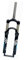 LHHL Mountain Forcella Anteriore 24 Pollice Forcelle per Mountain Bike Viaggio 100mm 1-1/8 Forcella Ammortizzata MTB Blocco Manuale Freno A Disco QR 9mm (Color : Black Blue, Size : 24)