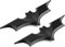Phinus 2 Stück Batman Geldklammer für Herren, minimalistische Kohlefaser-Geldklammer, Geldklammer für Rechnungen, Kreditkarten, Schwarz, Minimalistisch