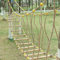 HAZEK Kindergarten Outdoor Brücke Kinder Sport Fitness Training Ausrüstung Massivholz Brücke Balance Brücke Klettern Brücke Spielzeug(Size:8m)