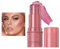 Essence Rougestift, Creme-Rougestift für die Wange, Langanhaltendes Rouge-Make-up, Augenbrauen- und Gesichtsrouge für einen natürlichen Glanz der Wangen Dudok
