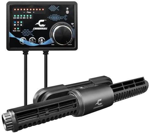 CONQUERALL CHS-25 Umwälzpumpe 3500~18000L/H 25W DC 24V Sinusoidal Frequency Conversion Cross-Flow Wave Pumpe für Teiche