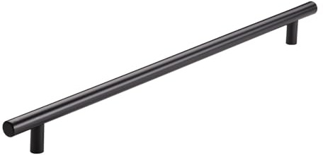 SOTECH Möbelgriff G17 BA 320 mm Ø 12 mm Edelstahl SS201 schwarz | pulverlackiert Küchengriff Bügelgriff - perfekt für vielfältige Wohnraumgestaltungen
