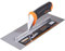 Betonbearbeitungskelle aus Karbonstahl, 280 x 115 mm, für Zuhause, Zimmer, Dekorationsset, Baustelle, Werkzeuge, Endbearbeitung