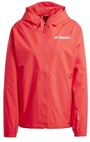 adidas Femme Terrex Multi 2 Layer RAIN.RDY Jacket, Pure Ruby, L