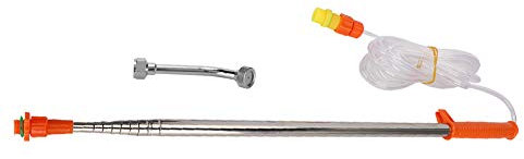 Telescopic Stainless Steel Sprayer Rod Extension Rod, Durable, Easy to Extend, Wide Irrigation, for Fruit Tree Sterilization, Insecticide Spraying