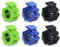 6 PCS Barbell Clips, 1 Inch/2.5CM Weight Clips Barbell Clamps Non-Slip Gym Clips Set Quick Release Locking Bar Collars for Workout Weightlifting Fitness Training