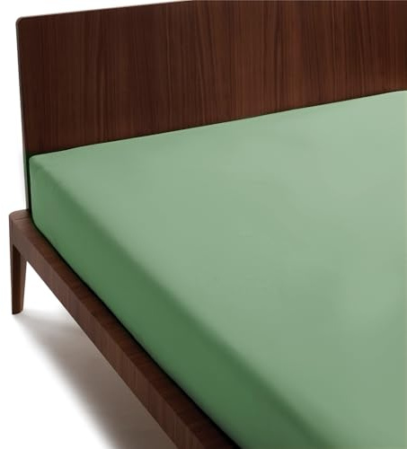 GUZZINI Classic – Spannbettlaken 90x200 cm aus 100% Perkalbaumwolle ÖkoTex-Zertifiziert, Frisch, Resistent und Atmungsaktiv - Bettlaken für 30 cm Hohe Matratze, Langlebige Bettwäsche Baumwolle