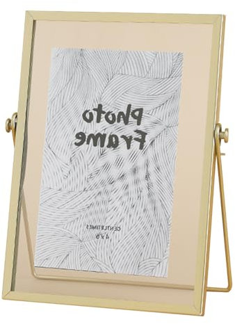 SKDFHOD Marco de fotos de doble cristal de 6 pulgadas para flores prensadas, para el hogar, sala de estar, decoración de escritorio, solo marco de cristal para flores prensadas, marco de fotos hecho a