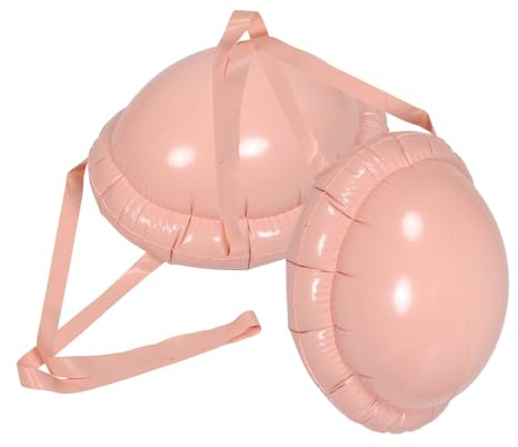 MAGICLULU 2pcs Inflatable Prosthetic Belly Toy Realistic False Pregnancy Bump for Santa Claus Costume Cosplay Party Prop