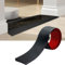 Threshold Ramps Self-Adhesive Rubber Wheelchairs Ramp Rubber Threshold Ramp for Doorways, Bathrooms, Supermarkets, Wheelchair,Scooter Stroller (Black, 7.5cm x 1.5cm x 1m)