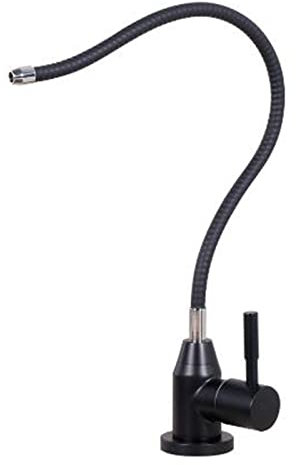 Rubinetto per Filtro dell'Acqua Potabile Rubinetto per Filtro dell'Acqua in Acciaio Inossidabile Nero-A