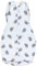TupTam Baby Pucksack OEKO- TEX zertifizierte Materialien Swaddle Bag Wattiert Babyschlafsack 2.5 TOG unisex, Farbe: Unwattiert 0.5 TOG/Igel Grau, Größe: 0-3 Monate
