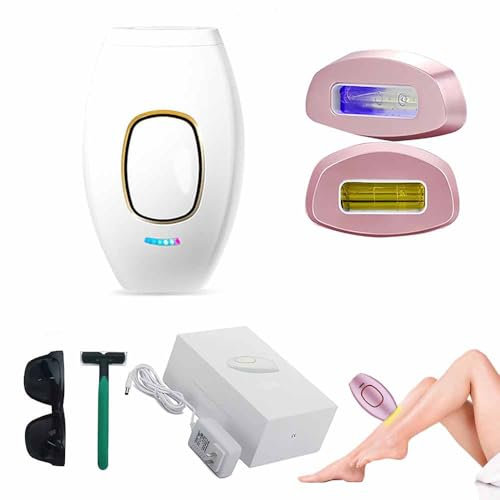 luxderm Glowora Silk3 IPL Epilierer Laser Dauerhafte Haarentfernung Laser Epilierer 5 Energiestufen 2 Modi IPL Epilierer Frauen Achseln Beine Körper