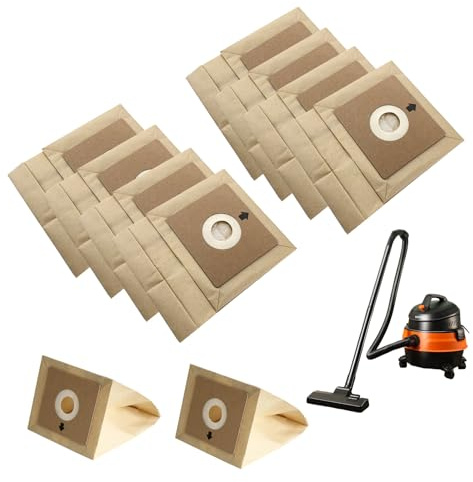 10Pack Small Vacuum Bags,Vacuum Cleaner Bags for Bush Argos,Vacuum Cleaner Dust Bags for Hoover Storage Bag Bush VCB35B15C1J7W-70, for VYTRONIX RBC02 BC-402 BC-501 Argos Value VC-401 VC-402(10x11cm)