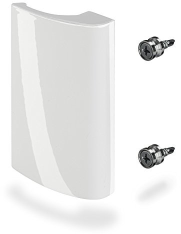 2 x Poignée pour Porte Fenêtre SEJA Blanc 82 x 52 x 20 mm Aluminium Poignée de Tirage de SO-TECH®