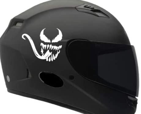 Predator Venom Helmaufkleber ca 10 cm Tuning Racing Rennsport Renndecal Aufkleber Sticker Decal aus Hochleistungsfolie Aufkleber Autoaufkleber Tuningaufkleber Racingaufkleber Rennaufkleber von SUPE