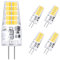 Vicloon G4 LED Lampen,[5er Pack] LED Birne Silikon Schale 12V AC/DC, 2W ersetzt 30W Halogenlampen/Warmweiß 3000K/Nicht Dimmbar Abstrahlwinkel Leuchtmittel Birne