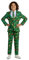Suitmeister Jungen Weihnachtsanzug - Holiday Ugly Real Weihnachten Light Up Outfit - Grün - Inklusive Kinderblazer, Hose, Krawatte