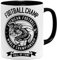 OM3® American Football Tasse | Keramik Becher | 11oz 325ml | Beidseitig Bedruckt | Schwarz