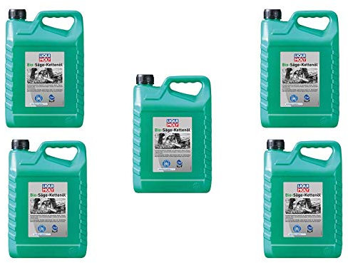 ILODA 5X Original Liqui Moly 5L Bio Säge-Kettenöl Chainsaw-Oil Saw-Oil Sägeöl Öl 1281
