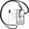 Nupcknn Handykette für iPhone X/iPhone XS Hülle mit Band,Dünn Transparent Handyhülle (Abnehmbar) Necklace mit Kordel zum Umhängen Kameraschutz Handy Kette Stossfest Schutzhülle(Transparent, 5.8)