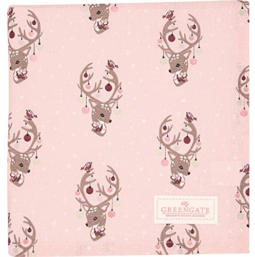 GreenGate [W] Tablecloth Dina Pale pink 100x100cm