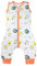 FLYISH DIRECT Gigoteuse ete, Gigoteuse a Pied, Gigoteuse tog 0 5 100% Coton, Turbulette ete, Gigoteuse sans Manches, Gigoteuses avec Jambes, Gigoteuse été 9-18 Mois, Rose, S