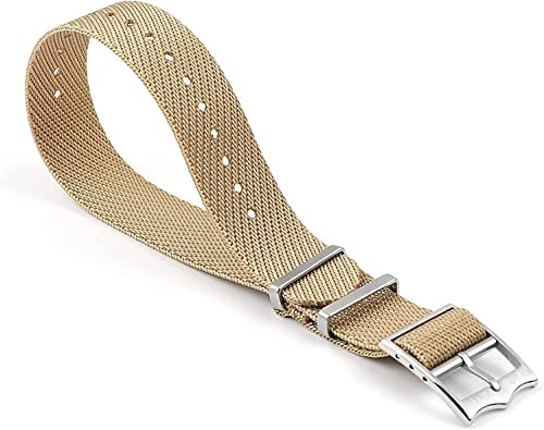 Nato-Armband, Nylon, für Omega-Sportuhr, Nylon, 20 mm, 22 mm, Khak, 22 mm