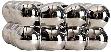 Dickly Kreativer Kosmetiktuch-Box-Halter Servietten-Kasten-Spender-Tissue-Aufbewahrungs-Kasten für, Silber