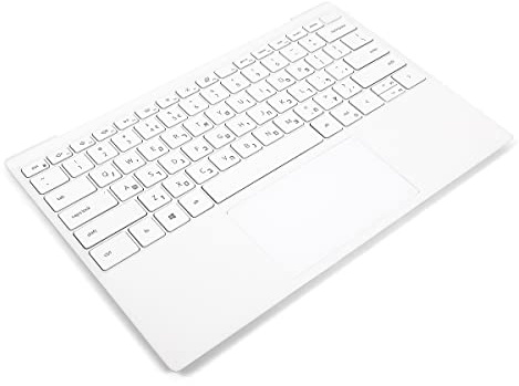 Dell XPS 9300/9310 White Palmrest/Touchpad & HEBREW Backlit Keyboard - 0GT8XM + 0V4555 (YR0PM) (Renewed)