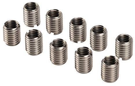 Insertos De Rosca, 10 Piezas Insertos Roscados Herramienta De Reparación De Tuercas Reductoras Insertos De Tuercas De Sujeción Macho Hembra Sujetadores De Muebles Insertos De Tornillo Para Madera Con