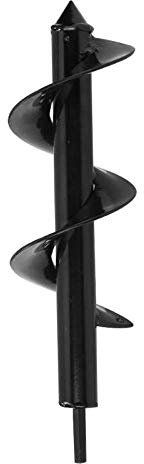 Bricolage en acier au carbone tarière de jardin spirale foret fleur plantation trou pelle foret cour jardinage plantation, 4x45cm