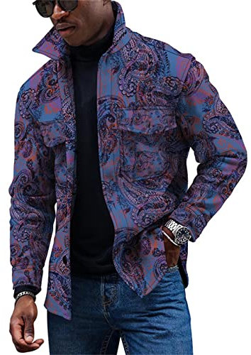KONG JIMFAN Herren Winterjacke Jacke Mit Fell Herren Smokinghemden Winter Jacket Men Sweatjacke Herren Fahrrad Regenjacke Herren Jacken Herren Jacke Imprägnieren Männer Hemden Sportjacke(Black,XXL)
